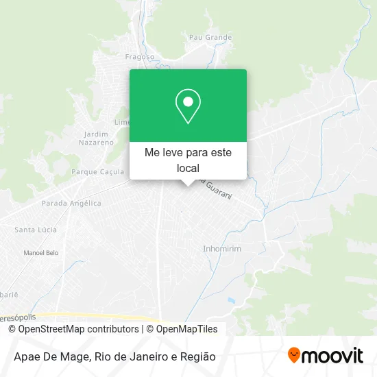 Apae De Mage mapa