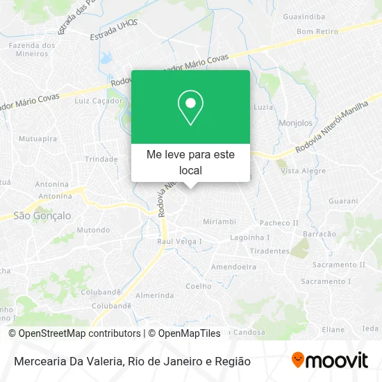 Mercearia Da Valeria mapa