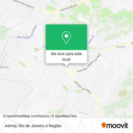 Admip mapa