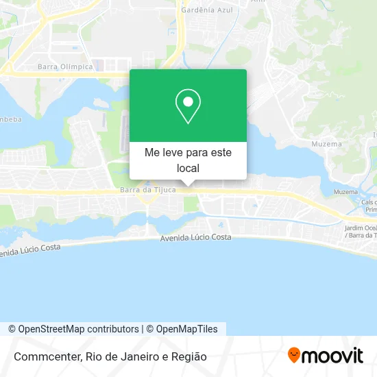 Commcenter mapa
