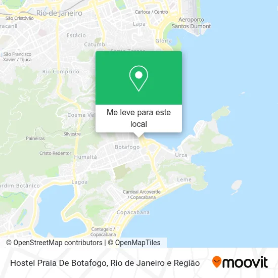 Hostel Praia De Botafogo mapa