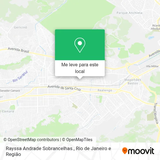 Rayssa Andrade Sobrancelhas. mapa