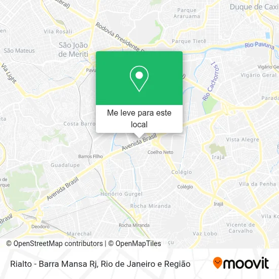 Rialto - Barra Mansa Rj mapa