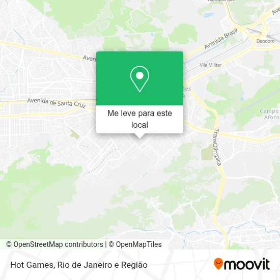 Hot Games mapa