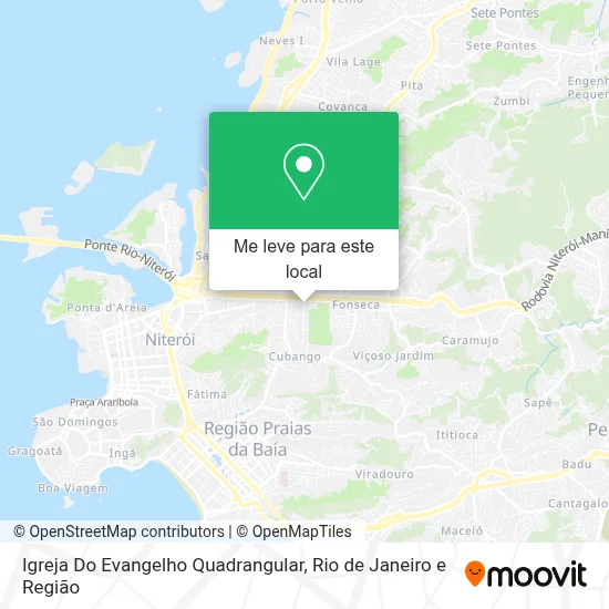 Igreja Do Evangelho Quadrangular mapa