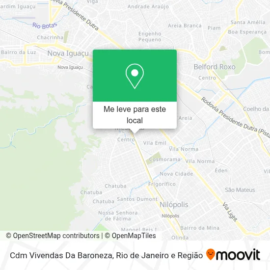 Cdm Vivendas Da Baroneza mapa