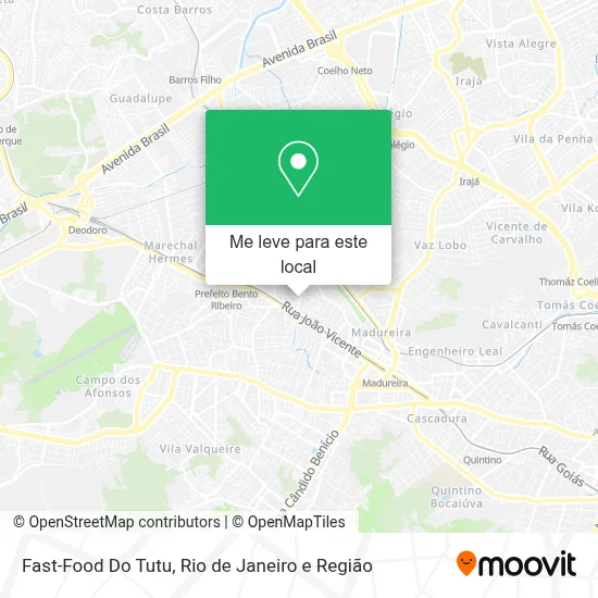 Fast-Food Do Tutu mapa