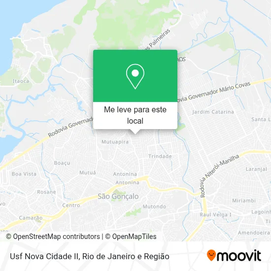 Usf Nova Cidade II mapa