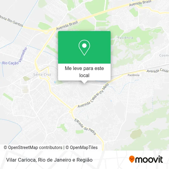 Vilar Carioca mapa