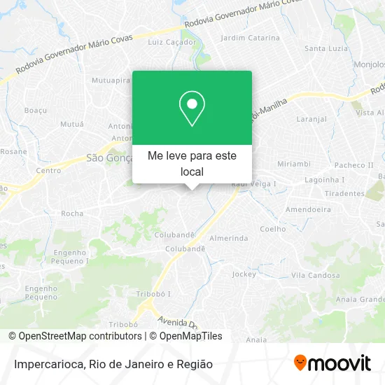 Impercarioca mapa