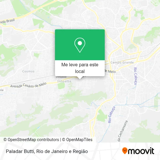 Paladar Butti mapa