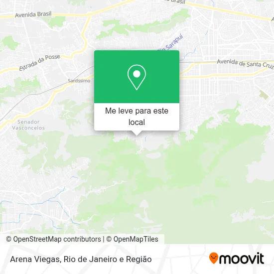 Arena Viegas mapa