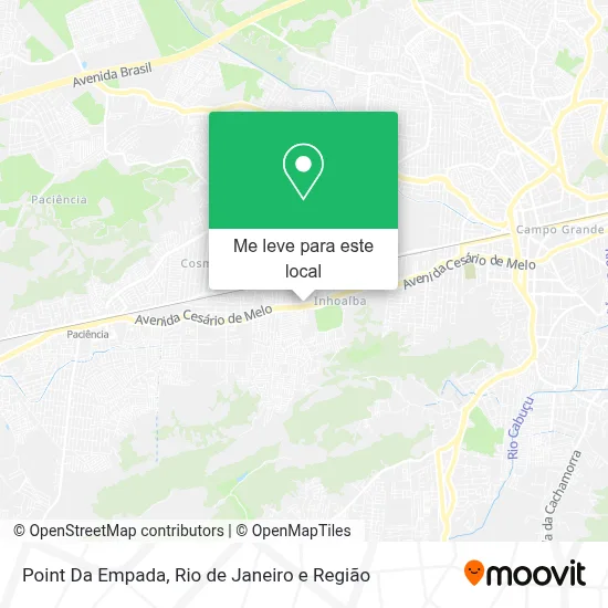 Point Da Empada mapa