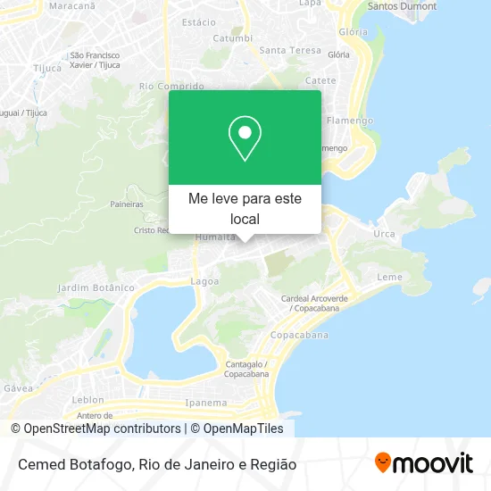 Cemed Botafogo mapa
