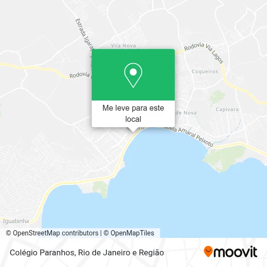 Colégio Paranhos mapa