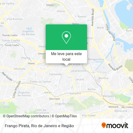 Frango Pirata mapa
