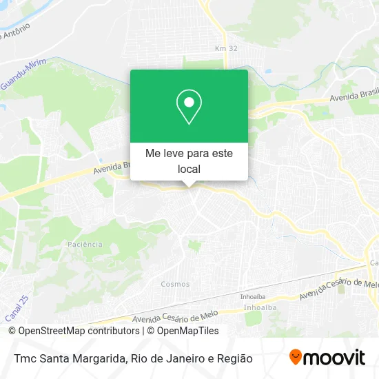 Tmc Santa Margarida mapa