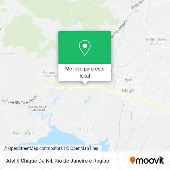 Ateliê Chique Da Nil mapa