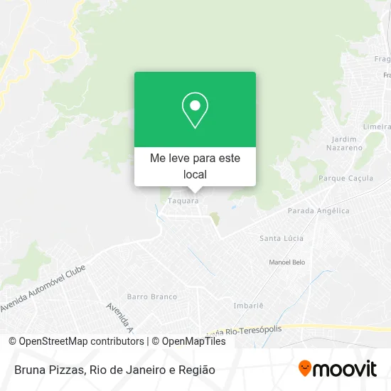 Bruna Pizzas mapa