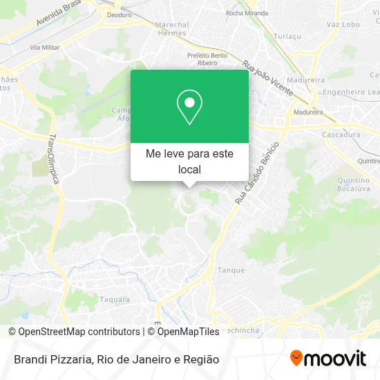 Brandi Pizzaria mapa