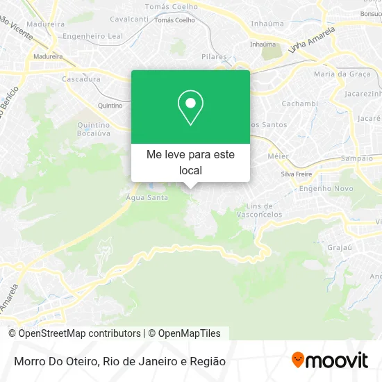 Morro Do Oteiro mapa