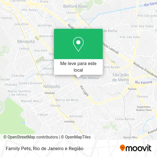 Family Pets mapa