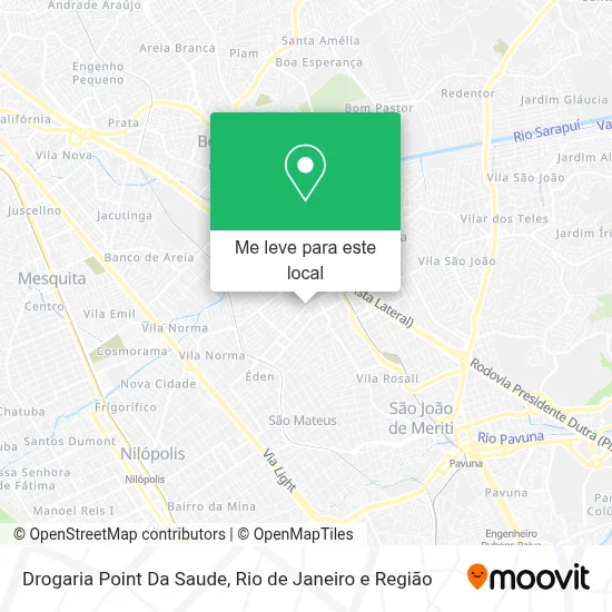 Drogaria Point Da Saude mapa