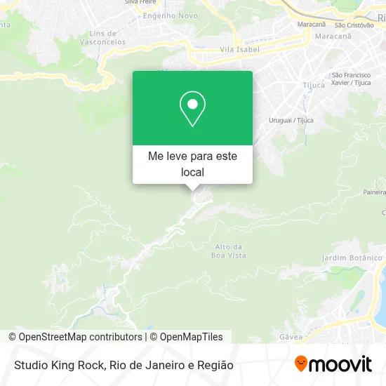 Studio King Rock mapa