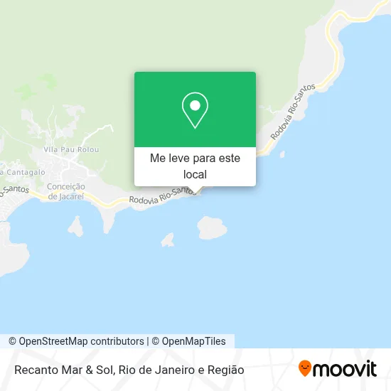Recanto Mar & Sol mapa