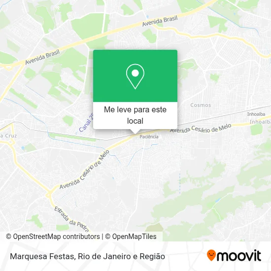 Marquesa Festas mapa