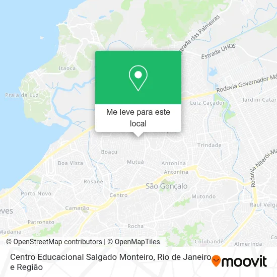 Centro Educacional Salgado Monteiro mapa