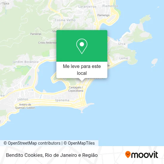 Bendito Cookies mapa