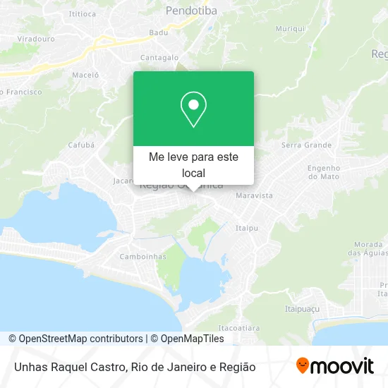 Unhas Raquel Castro mapa