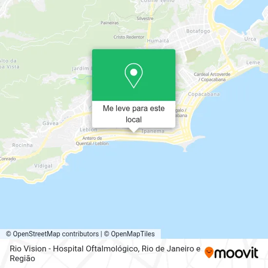 Rio Vision - Hospital Oftalmológico mapa