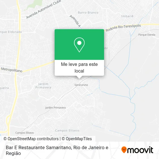 Bar E Restaurante Samaritano mapa