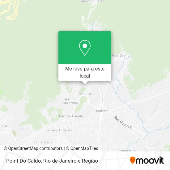 Point Do Caldo mapa