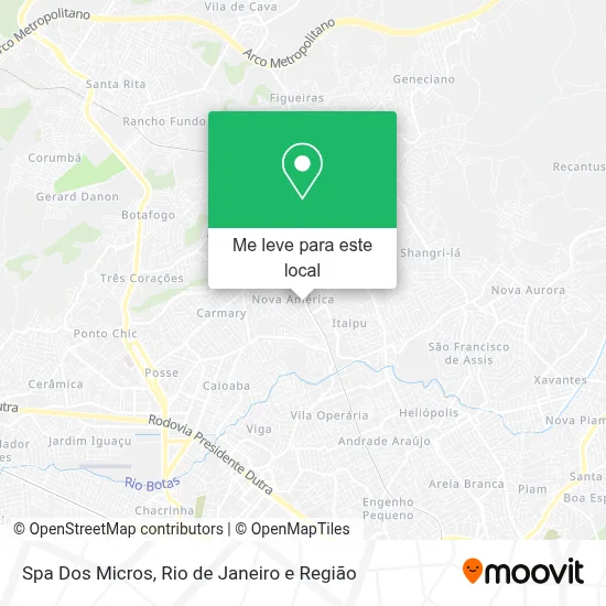 Spa Dos Micros mapa