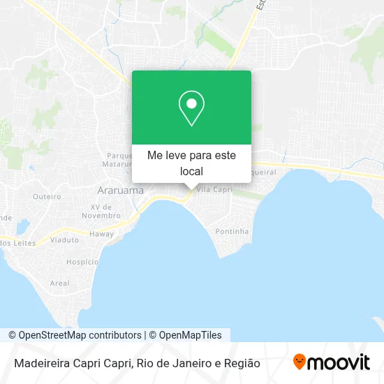 Madeireira Capri Capri mapa