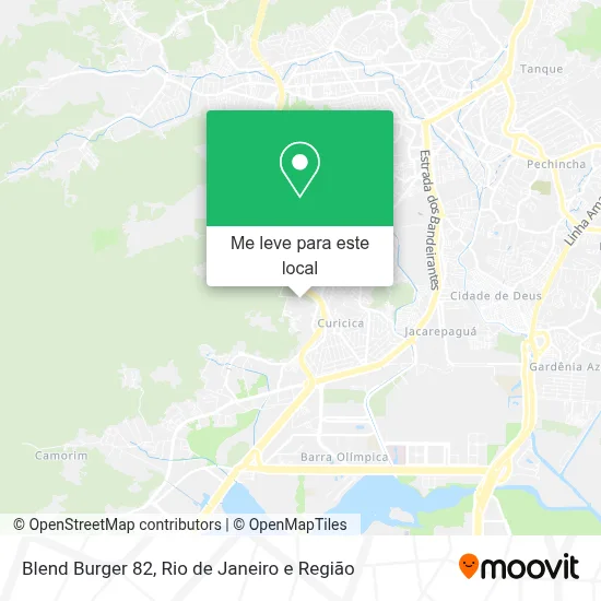 Blend Burger 82 mapa