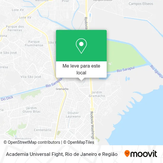 Academia Universal Fight mapa