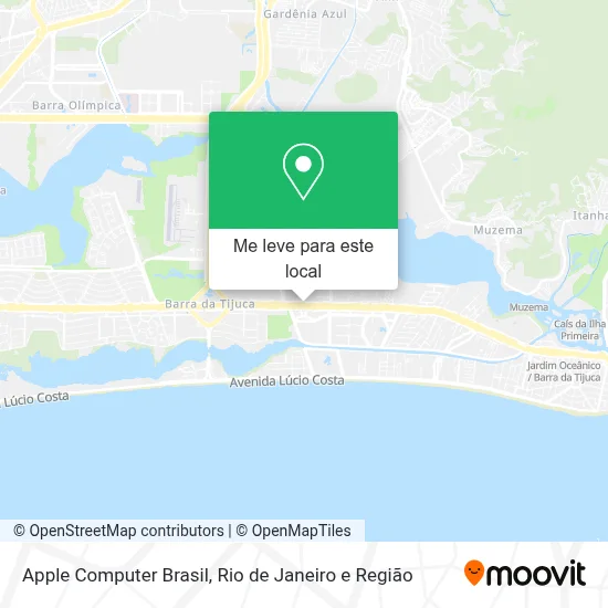 Apple Computer Brasil mapa