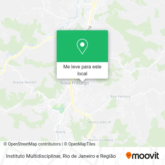 Instituto Multidisciplinar mapa