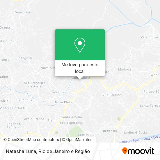 Natasha Luna mapa