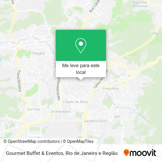 Gourmet Buffet & Eventos mapa