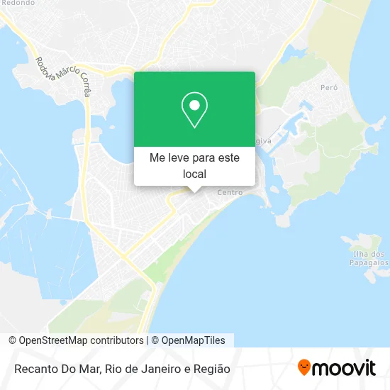 Recanto Do Mar mapa