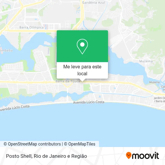 Posto Shell mapa