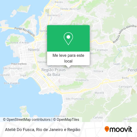 Ateliê Do Fusca mapa