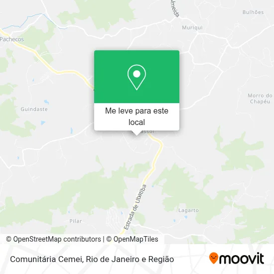 Comunitária  Cemei mapa
