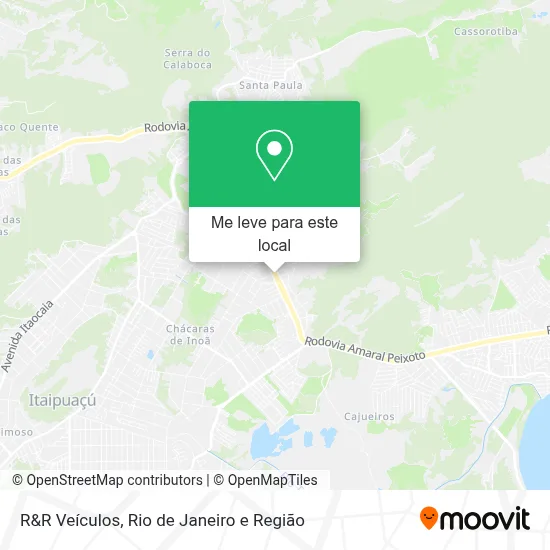 R&R Veículos mapa
