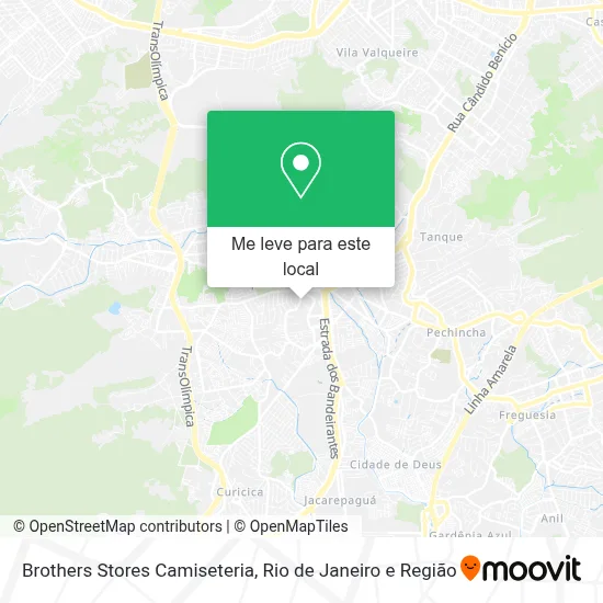 Brothers Stores Camiseteria mapa